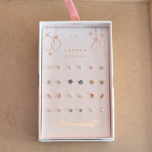 LC Lauren Conrad Women's Elegant Dainty Stud Earring Collection